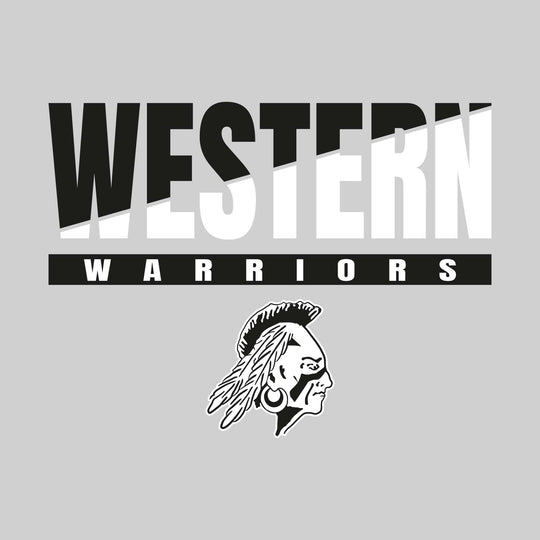 Western Warriors - Spirit Wear - Split-Color Western with Mascot