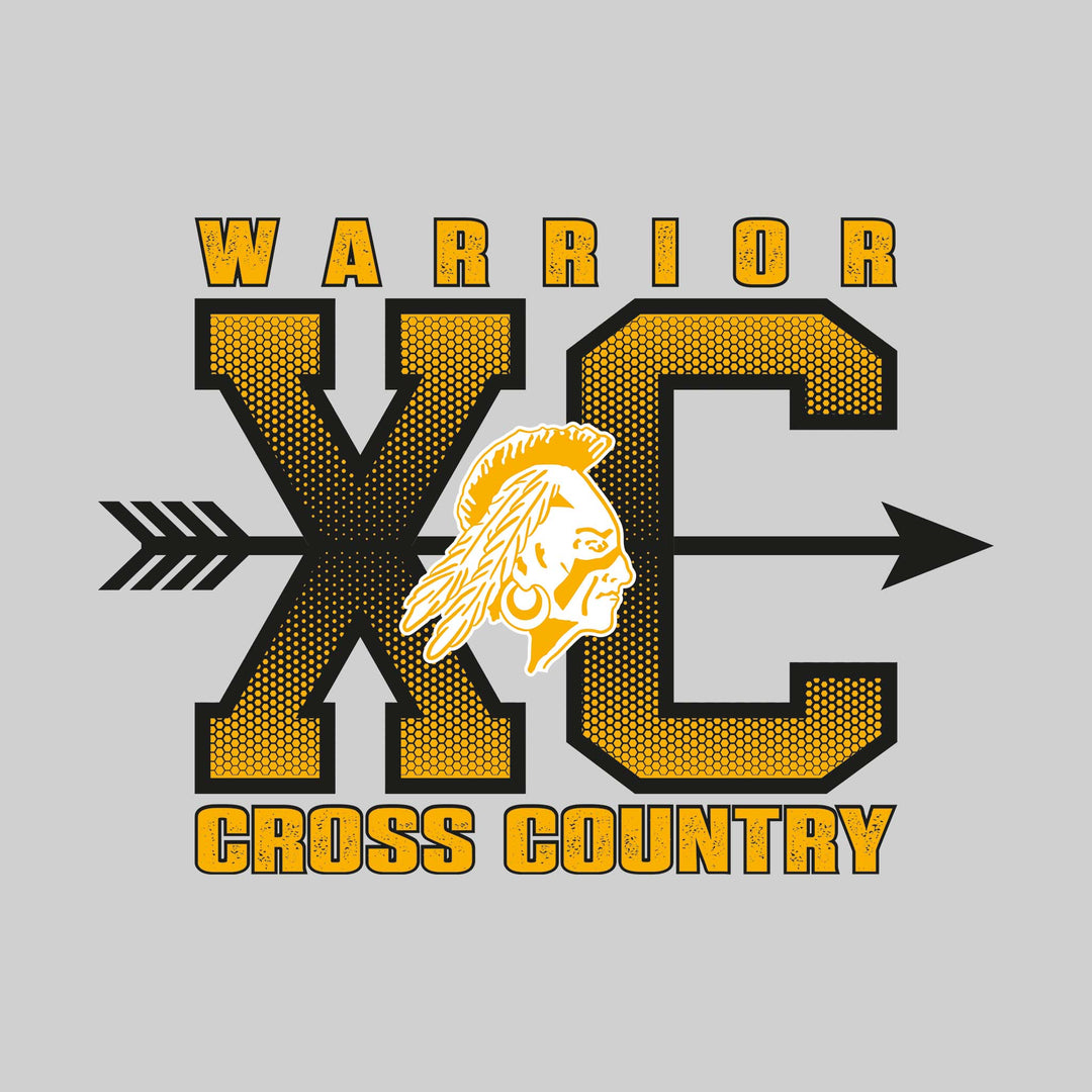 Western Warriors - Cross Country - XC with Arrow and Mascot