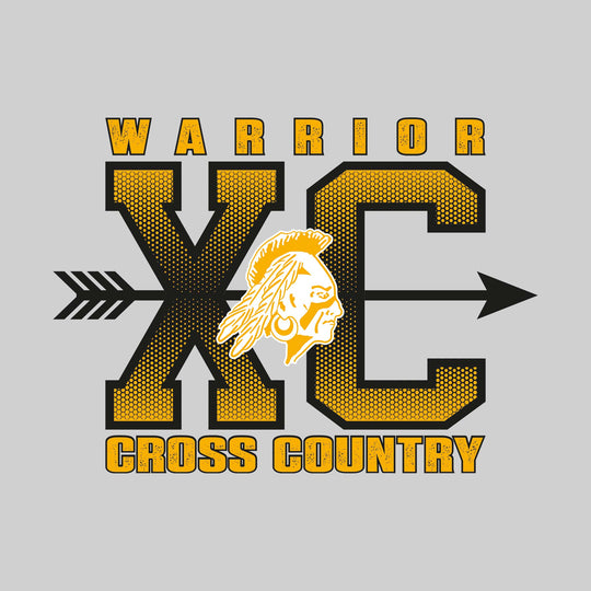 Western Warriors - Cross Country - XC with Arrow and Mascot