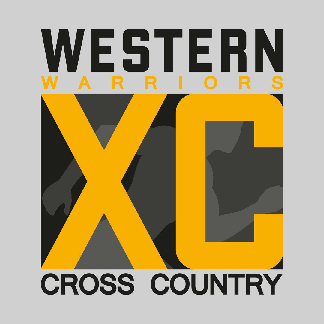 Western Warriors - Cross Country - XC with Runner Silhouette
