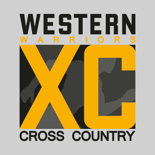 Western Warriors - Cross Country - XC with Runner Silhouette