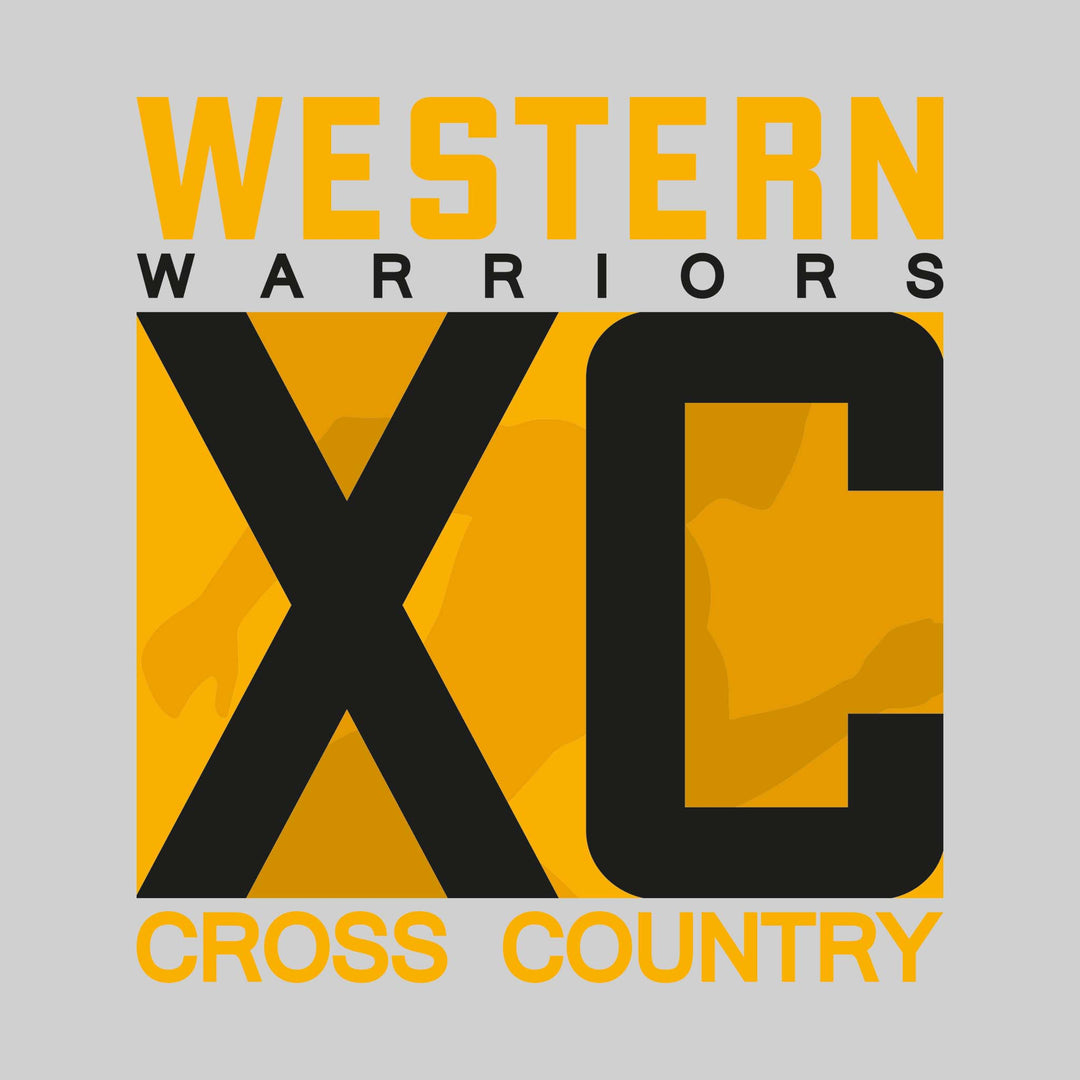 Western Warriors - Cross Country - XC with Runner Silhouette