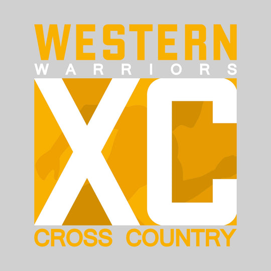 Western Warriors - Cross Country - XC with Runner Silhouette