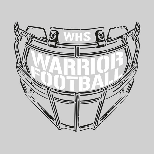 Western Warriors - Football - Facemask with Text