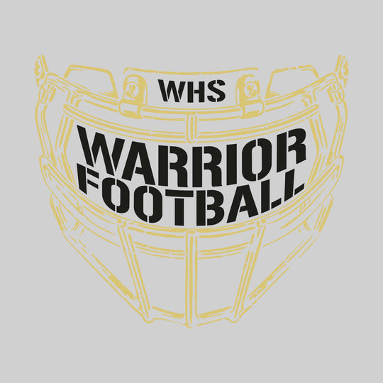 Western Warriors - Football - Facemask with Text