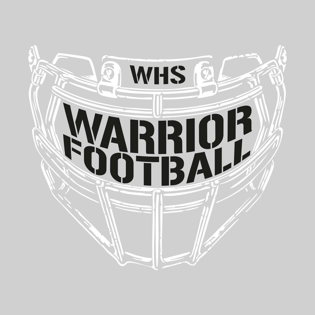 Western Warriors - Football - Facemask with Text