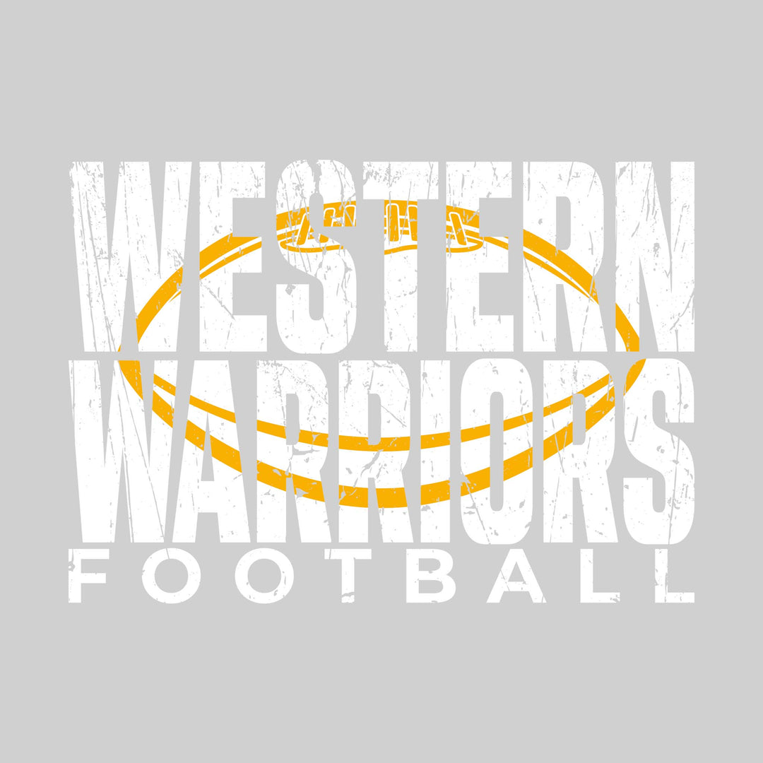 Western Warriors - Football - Western Warriors Football with Football Shape Inset