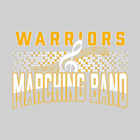 Western Warriors - Marching Band - Halftone with Treble Clef