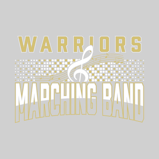 Western Warriors - Marching Band - Halftone with Treble Clef