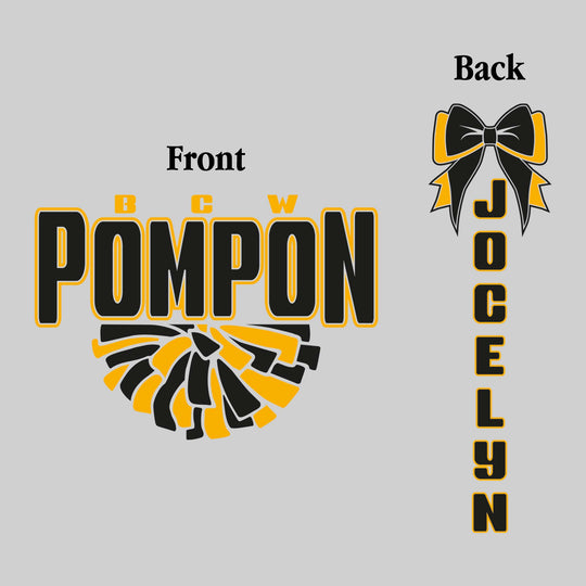 Western Warriors - Poms - BCW Pompon with Half Pom