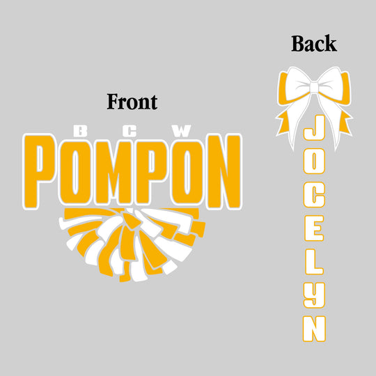 Western Warriors - Poms - BCW Pompon with Half Pom