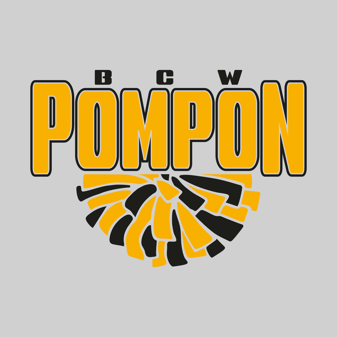 Western Warriors - Poms - BCW Pompon with Half Pom