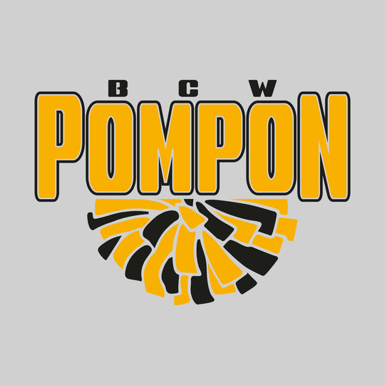 Western Warriors - Poms - BCW Pompon with Half Pom