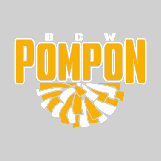 Western Warriors - Poms - BCW Pompon with Half Pom