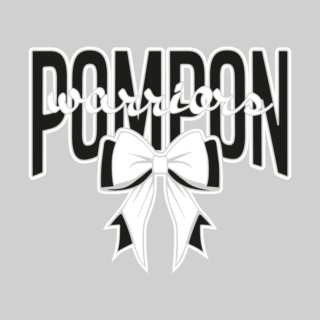Western Warriors - Pompon - Cursive Warriors with Bow