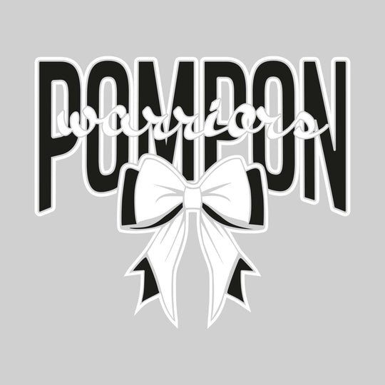 Western Warriors - Pompon - Cursive Warriors with Bow