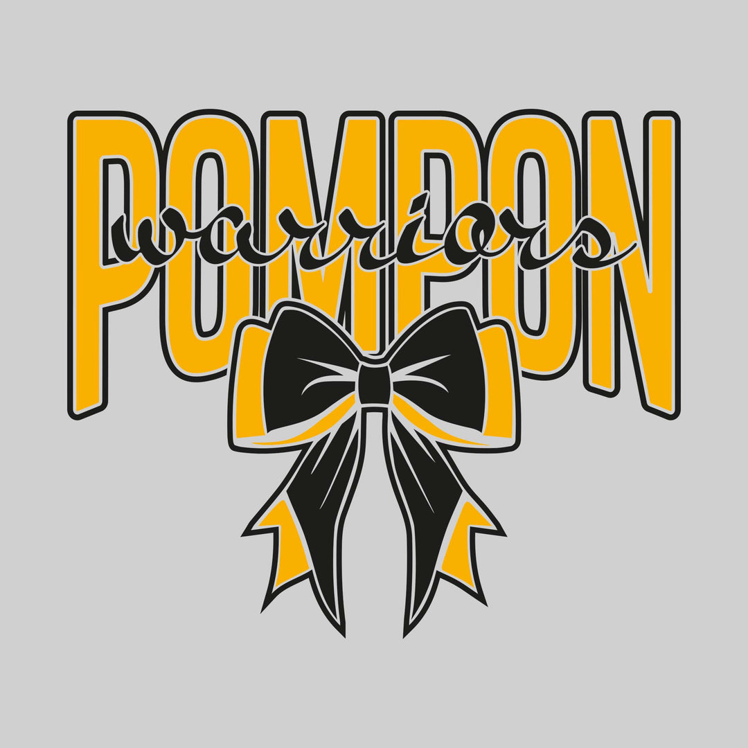 Western Warriors - Pompon - Cursive Warriors with Bow