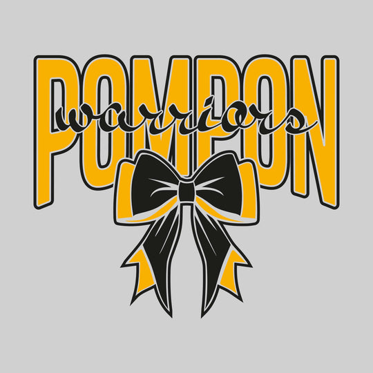 Western Warriors - Pompon - Cursive Warriors with Bow