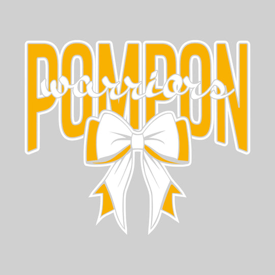 Western Warriors - Pompon - Cursive Warriors with Bow