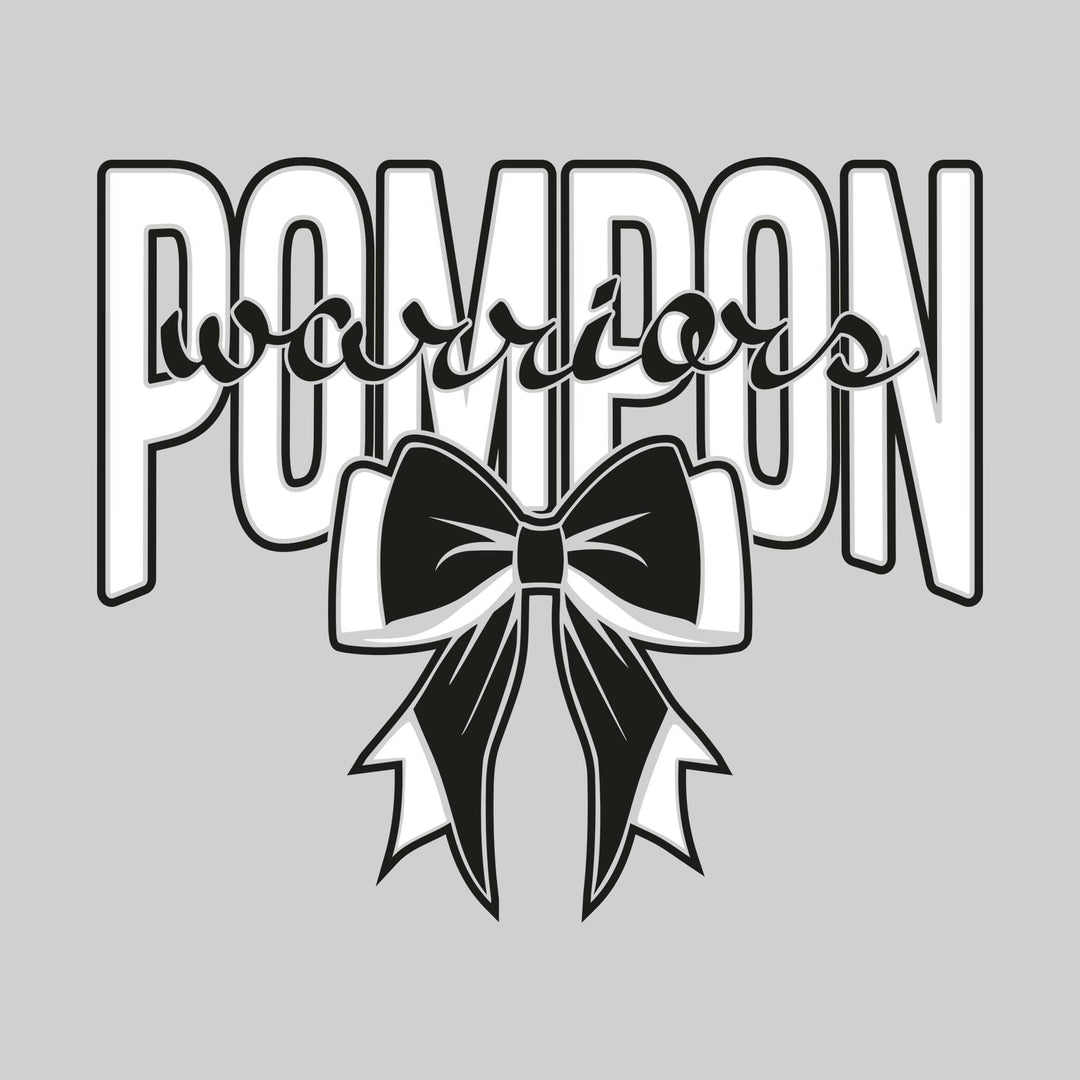Western Warriors - Pompon - Cursive Warriors with Bow