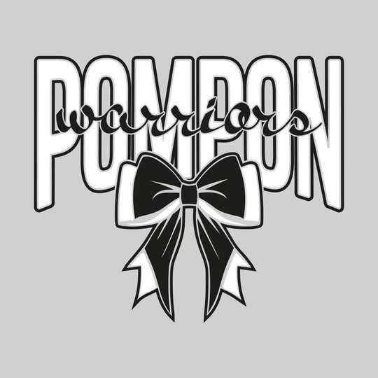 Western Warriors - Pompon - Cursive Warriors with Bow