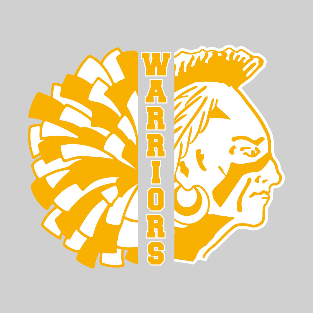 Western Warriors - Pompon - Half Pom/Half Mascot