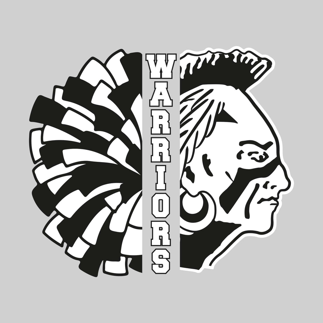 Western Warriors - Pompon - Half Pom/Half Mascot