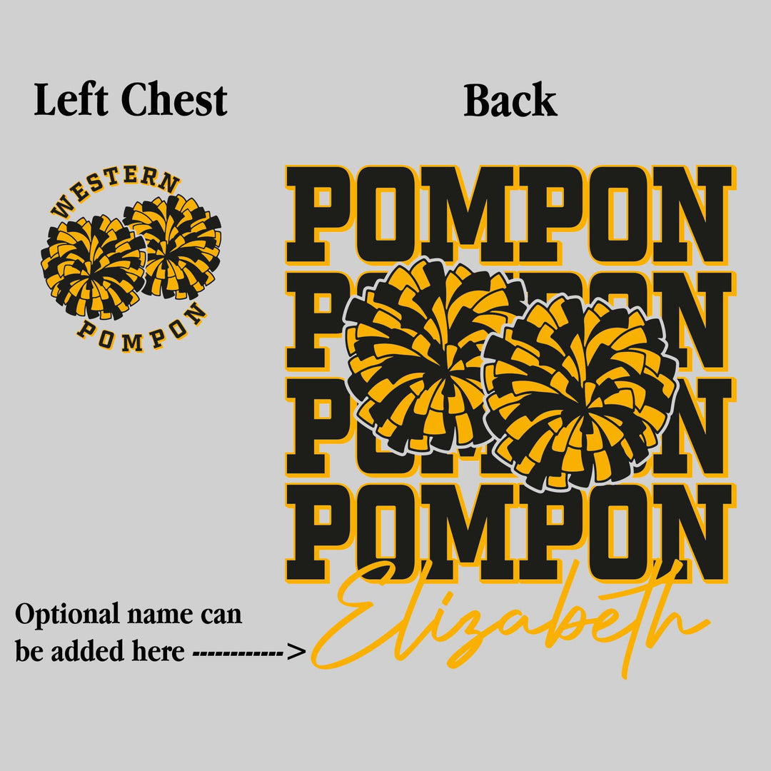 Western Warriors - Pompon - Pompon Repeated with Pompons