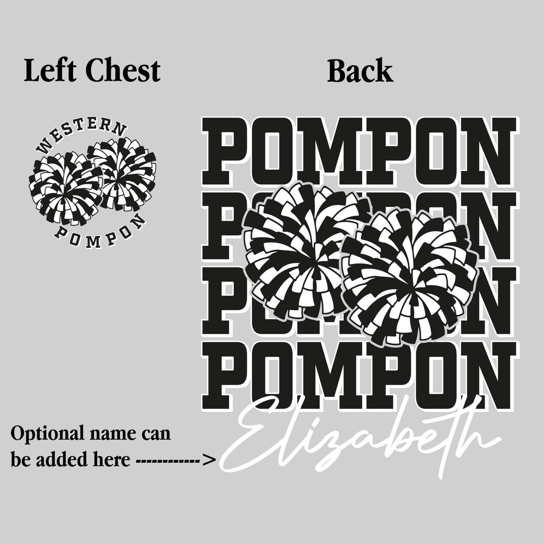 Western Warriors - Pompon - Pompon Repeated with Pompons