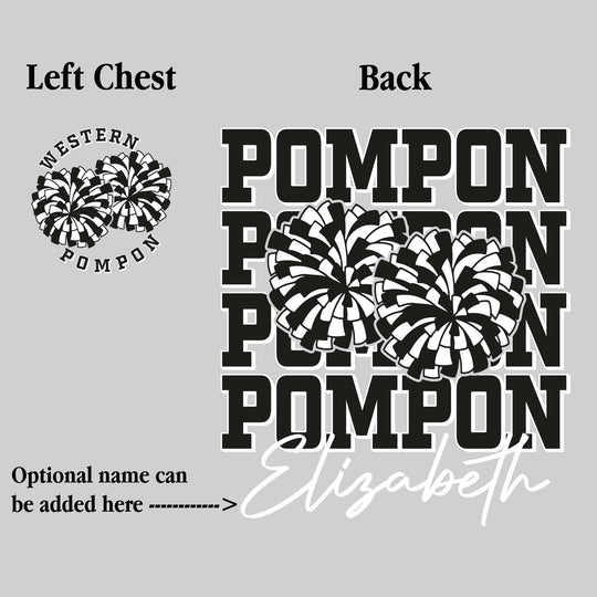 Western Warriors - Pompon - Pompon Repeated with Pompons