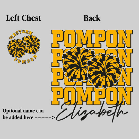 Western Warriors - Pompon - Pompon Repeated with Pompons