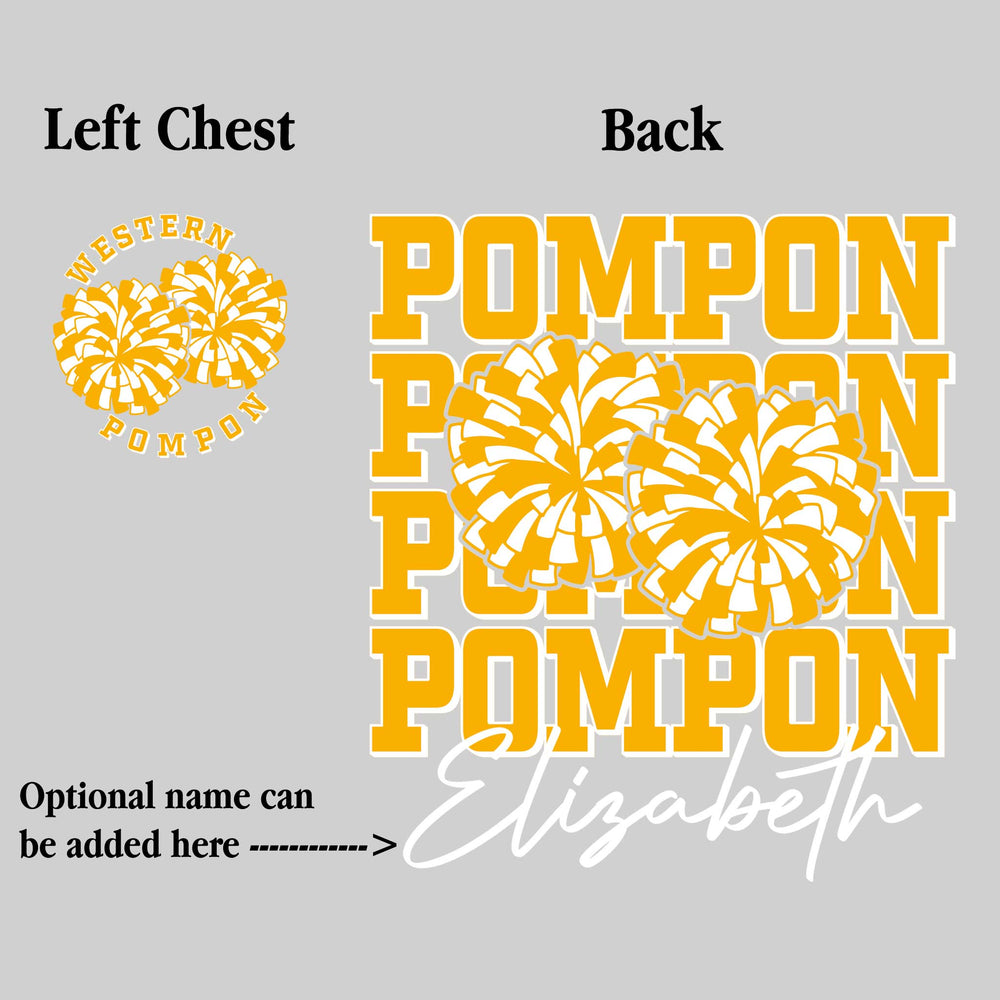 Western Warriors - Pompon - Pompon Repeated with Pompons