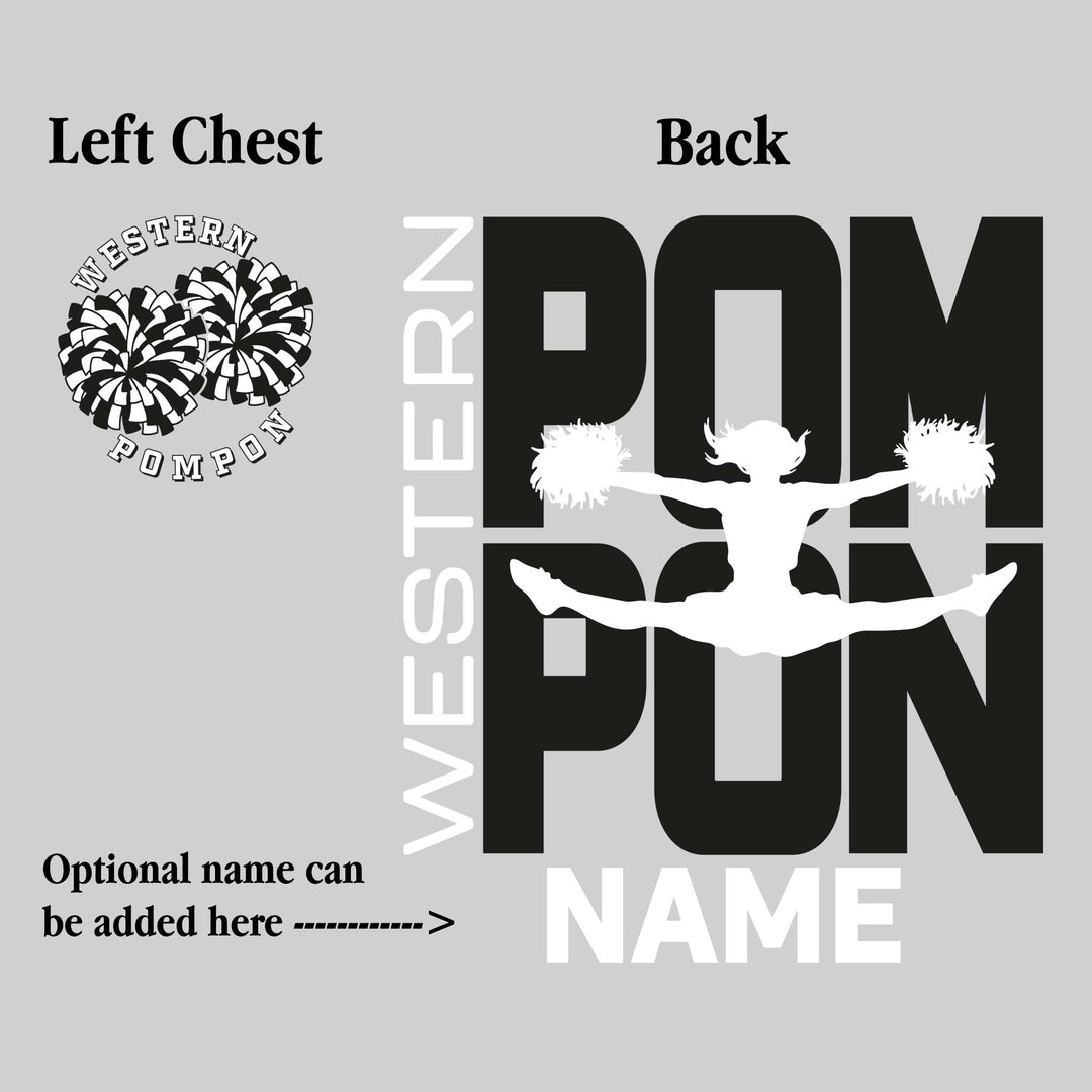 Western Warriors - Pompon - Pompon Stacked with Pommer Silhouette