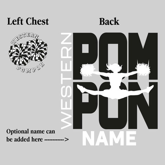 Western Warriors - Pompon - Pompon Stacked with Pommer Silhouette