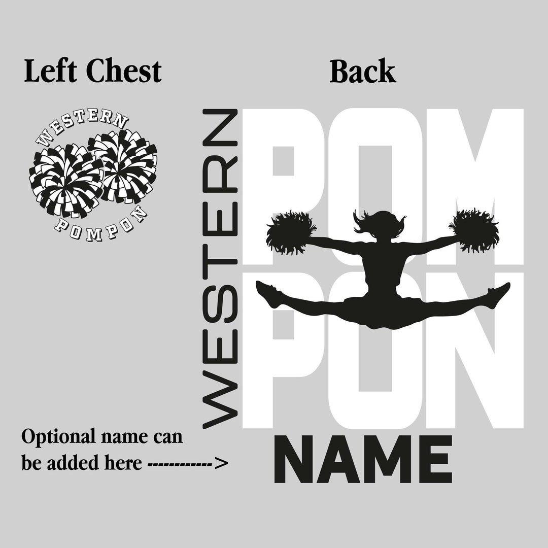 Western Warriors - Pompon - Pompon Stacked with Pommer Silhouette