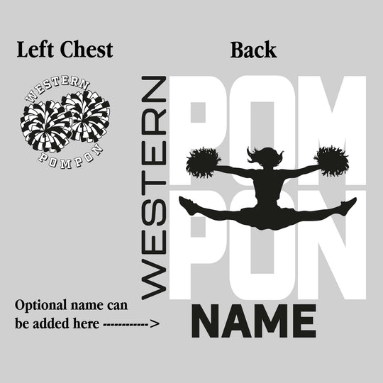 Western Warriors - Pompon - Pompon Stacked with Pommer Silhouette