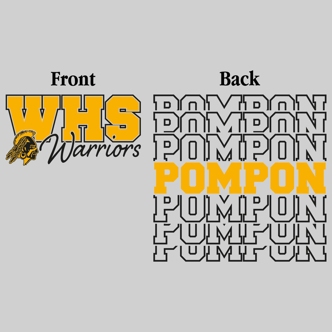 Western Warriors - Pompon - WHS Warriors - Pompon Repeated