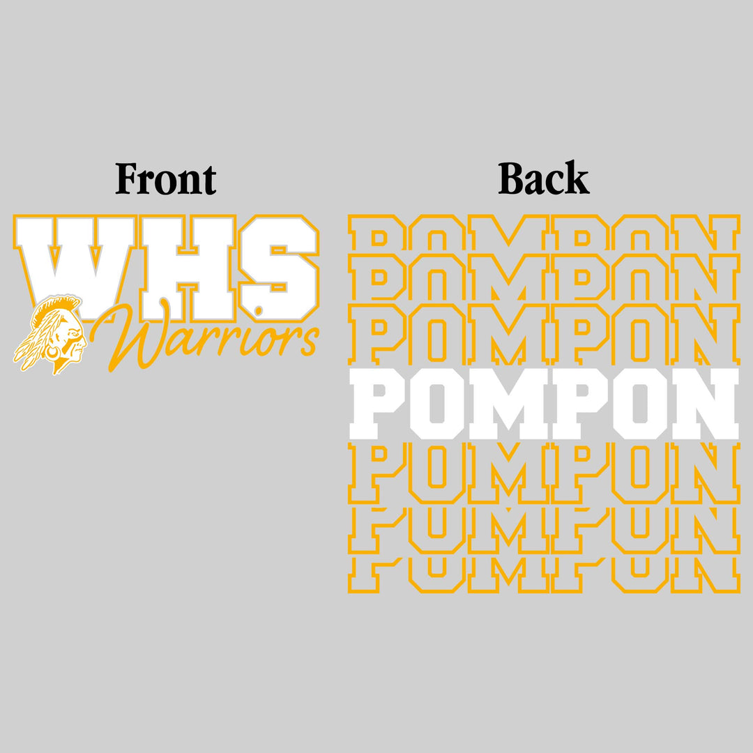 Western Warriors - Pompon - WHS Warriors - Pompon Repeated