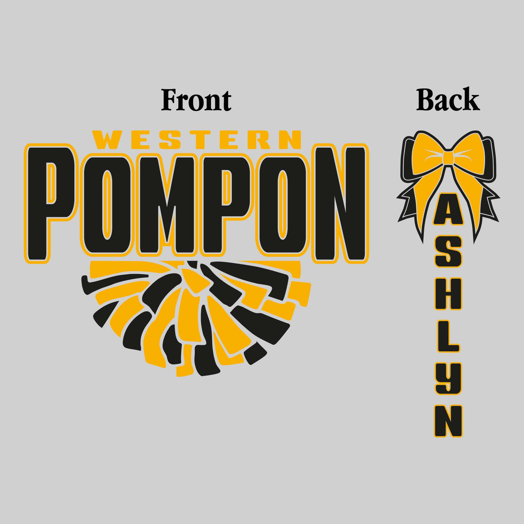 Western Warriors - Pompon - Western Pompon with Half Pom