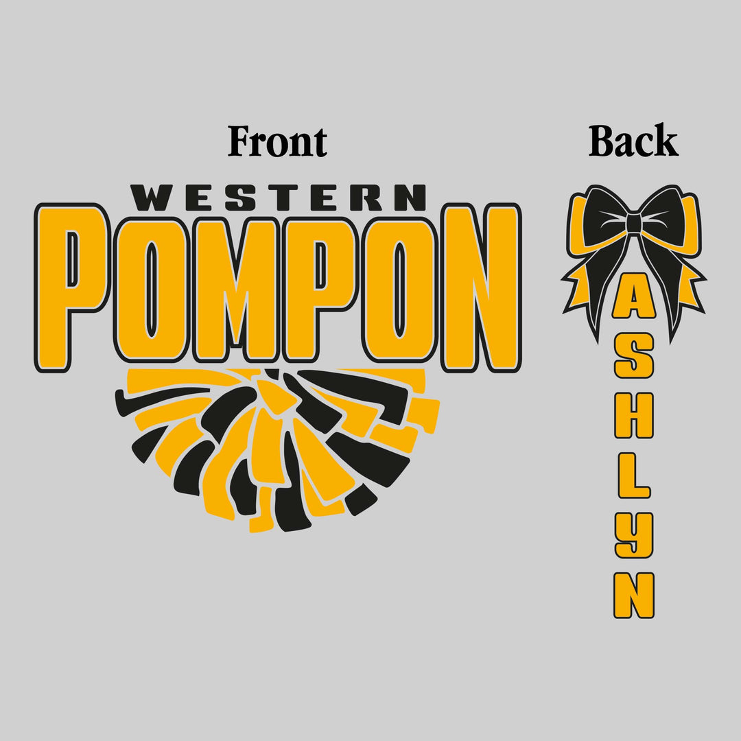 Western Warriors - Pompon - Western Pompon with Half Pom