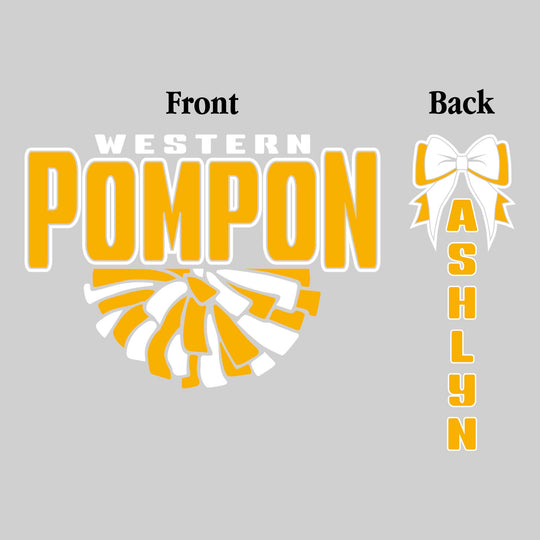 Western Warriors - Pompon - Western Pompon with Half Pom
