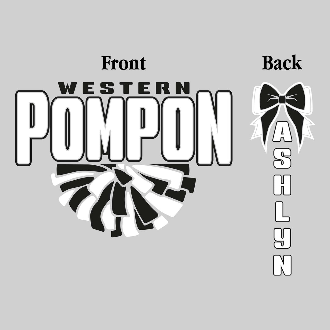 Western Warriors - Pompon - Western Pompon with Half Pom