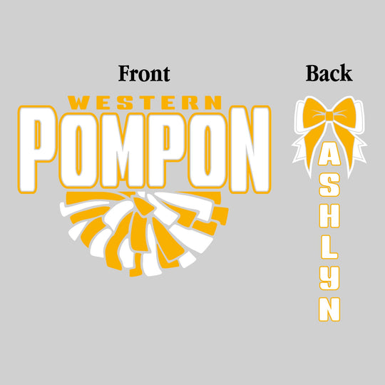 Western Warriors - Pompon - Western Pompon with Half Pom
