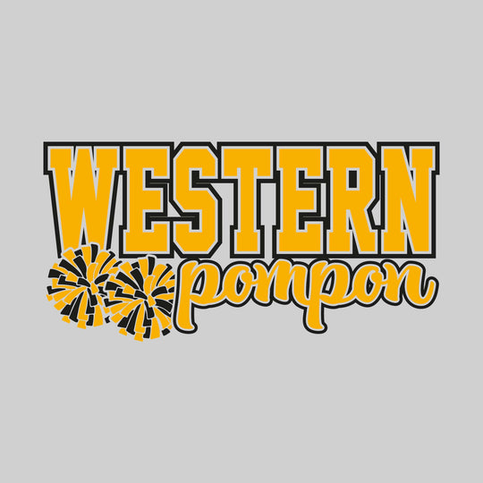 Western Warriors - Pompon - Western Pompon with Poms