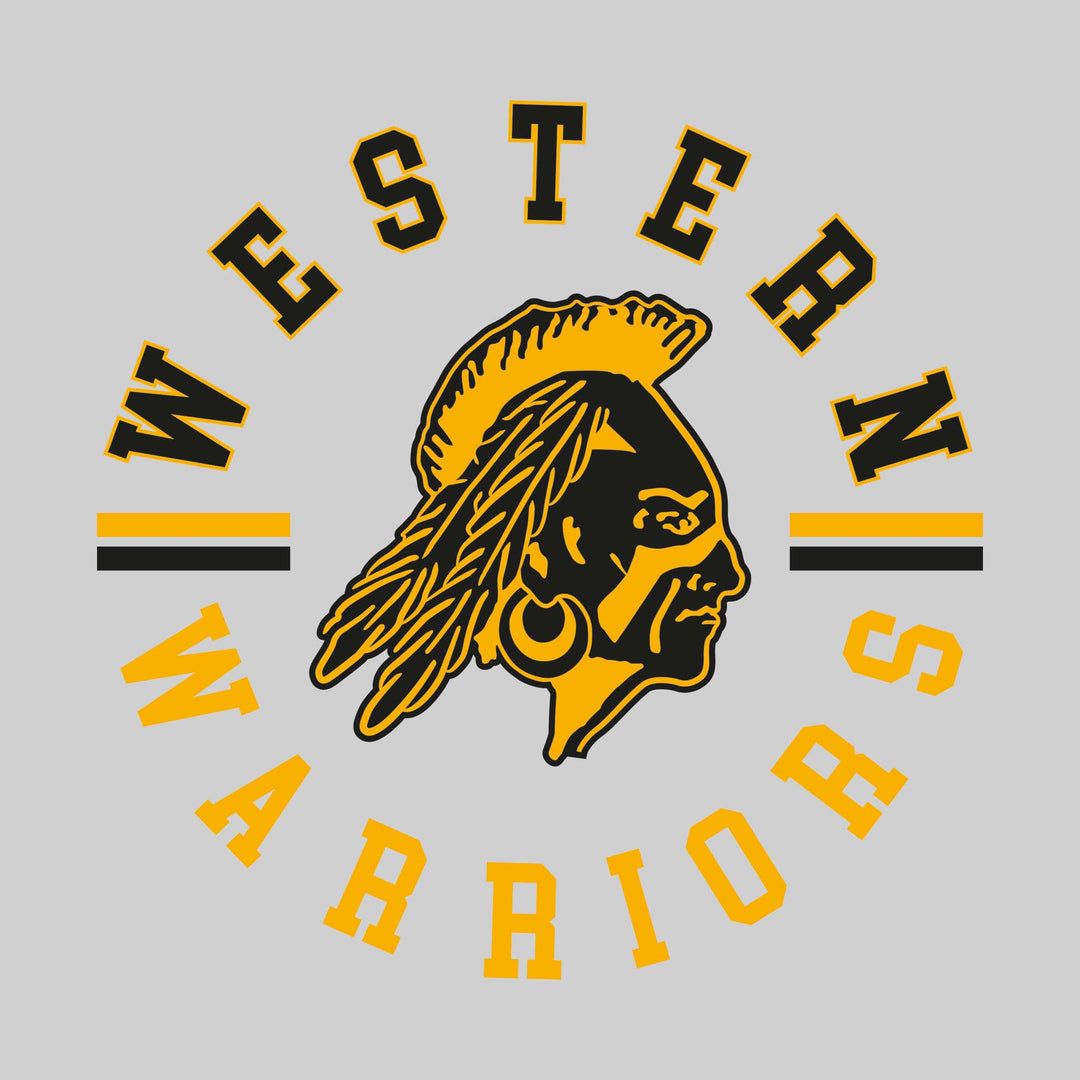 Western Warriors - Spirit Wear - Circular Text with Mascot