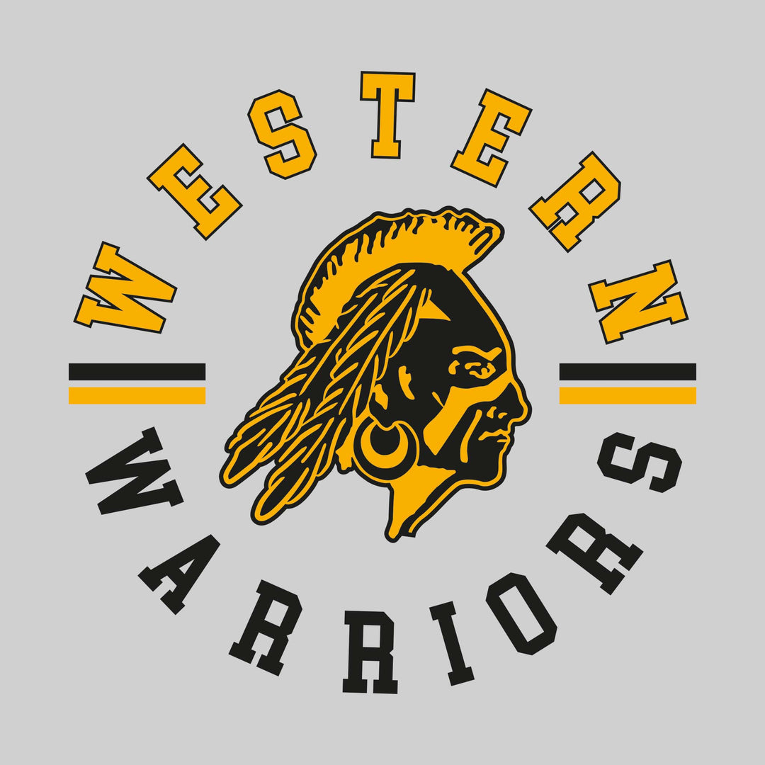 Western Warriors - Spirit Wear - Circular Text with Mascot