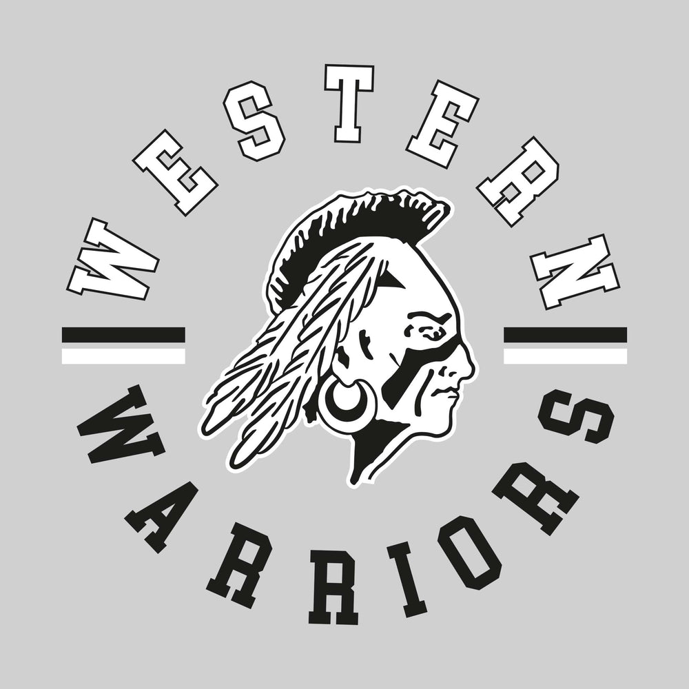 Western Warriors - Spirit Wear - Circular Text with Mascot