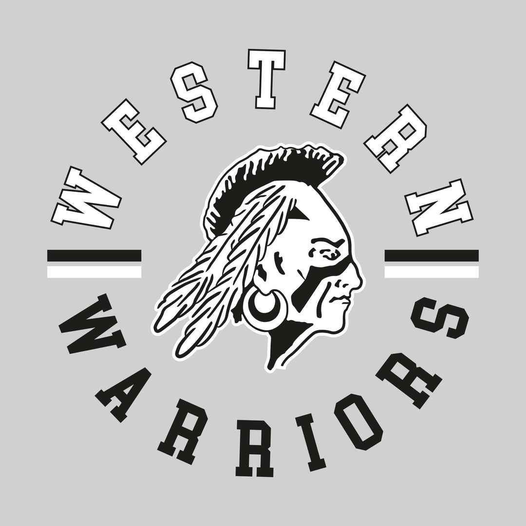 Western Warriors - Spirit Wear - Circular Text with Mascot