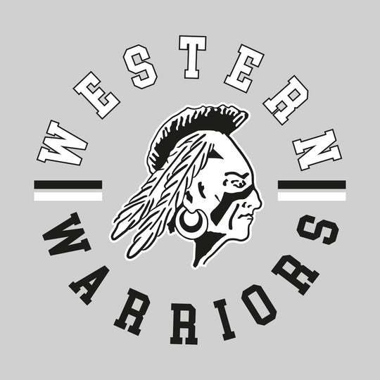 Western Warriors - Spirit Wear - Circular Text with Mascot