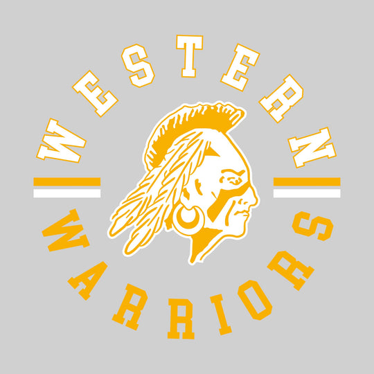 Western Warriors - Spirit Wear - Circular Text with Mascot